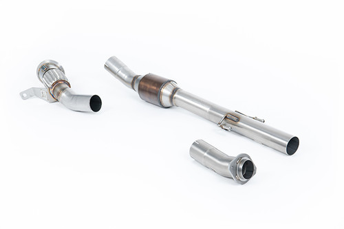Milltek Large Bore Downpipe and Hi-Flow Sports Cat (For OE Systems Only)