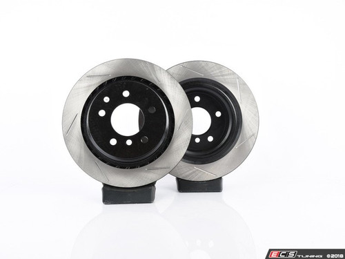 Rear V4 Slotted Brake Rotors - Pair (312x20)