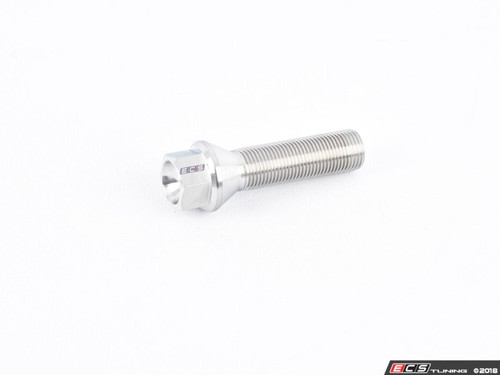 Titanium Conical Seat Wheel Bolt - 14x1.25x50mm - Priced Each