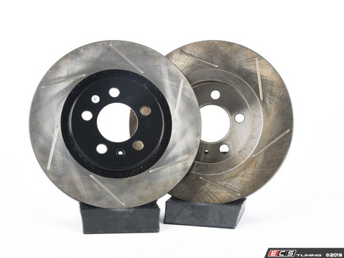 Front V4 Slotted Brake Rotors - Pair (280x22)