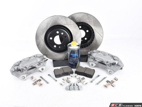 Front Big Brake Kit - Stage 2 - Slotted Rotors (345x30) | ES3537755