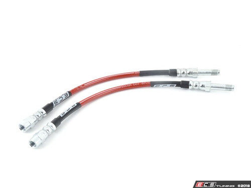 Exact-Fit Stainless Steel Brake Lines - Rear | ES3525726