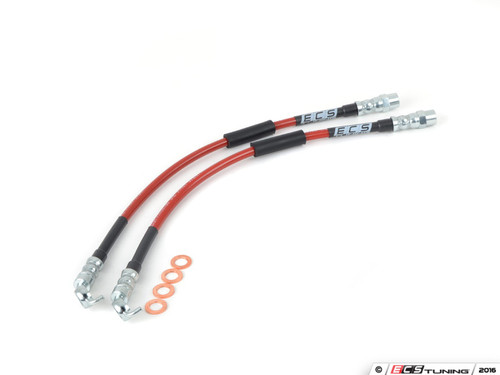 Exact-Fit Stainless Steel Brake Lines - Rear | ES3579937