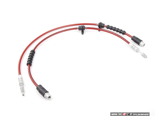 Exact-Fit Stainless Steel Brake Lines - Front | ES3525069