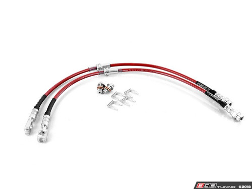 Exact-Fit Stainless Steel Brake Lines - Front | ES3523471