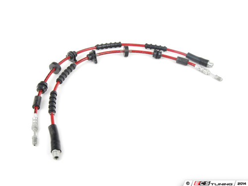 Exact-Fit Stainless Steel Brake Lines - Front | ES3525101