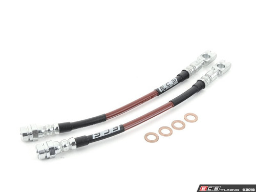 Exact-Fit Stainless Steel Brake Lines - Rear | ES3525107