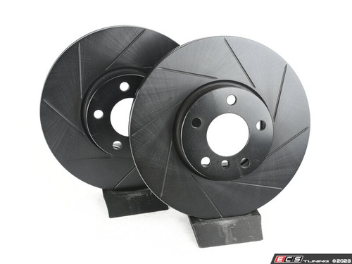 Front V5 Slotted Brake Rotors - Set (332x30)