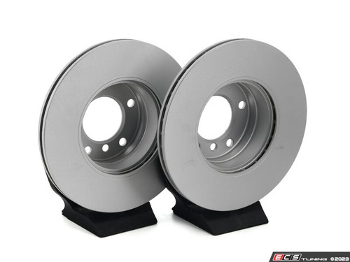 Front V5 Plain Brake Rotors - Set (296x22)