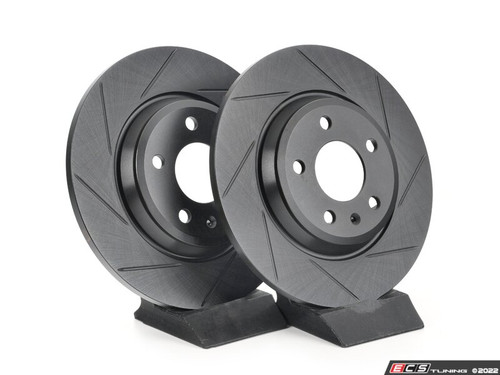 Rear V5 Slotted Brake Rotors - Set (300x12)