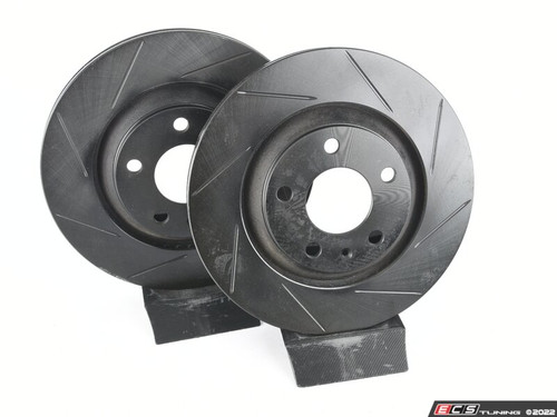 Rear V5 Slotted Brake Rotors - Set (300x22)
