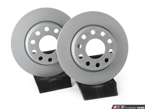 Rear V5 Plain Brake Rotors - Set (255x12)