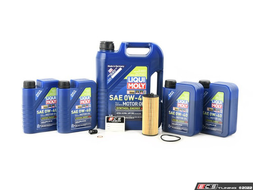 Liqui Moly Molygen Oil Service Kit (0w-40) - With ECS Magnetic Drain Plug