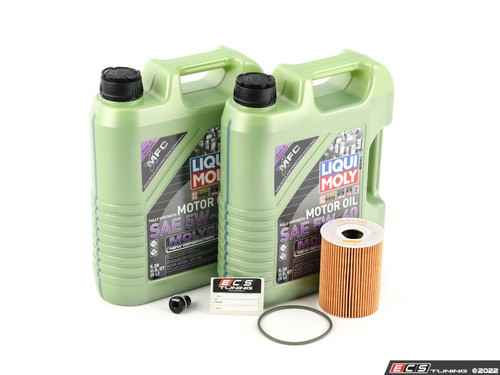 Liqui Moly Synthoil Oil Service Kit (5w-40) - With ECS Magnetic Drain Plug