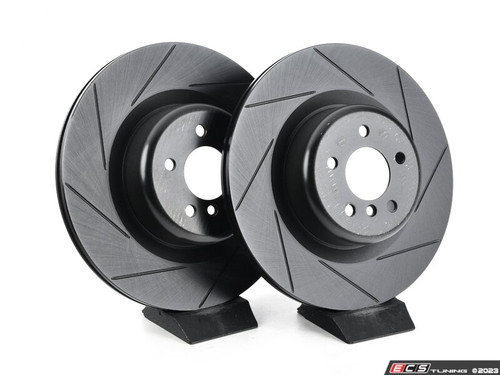 Rear V5 Slotted Brake Rotors - Set (385x24)