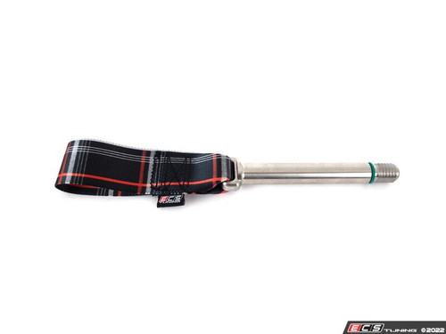 MK8 GTI/Golf R Race Tow Strap - Front - Clark Plaid