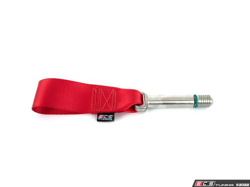 MK8 GTI/Golf R Race Tow Strap - Rear - Red