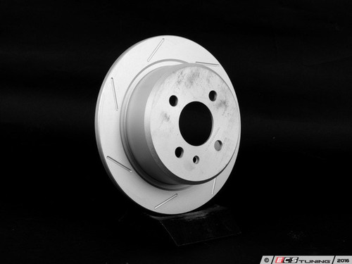 Rear Slotted Brake Rotors - Right (258x10)