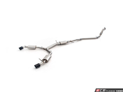 Audi B9 A4 2.0T Non Valved Exhaust System - Cat Back