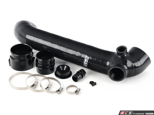 MK6 / MK7 Jetta 1.4T Silicone Turbo Outlet Hose Kit - Black