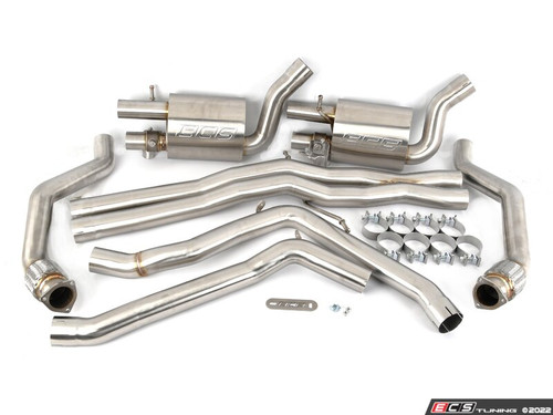 C7 S6/S7 Valved Cat Back Exhaust - Stainless