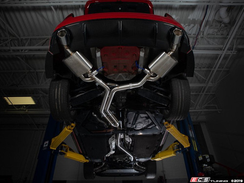 Audi B9 A4 2.0T Valved Exhaust System - Cat Back