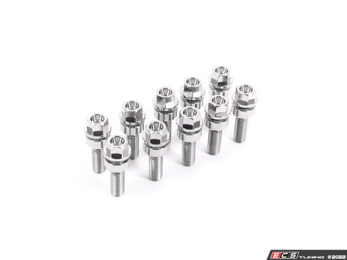 Rennline 58MM Titanium Lug Bolts - Set Of 10