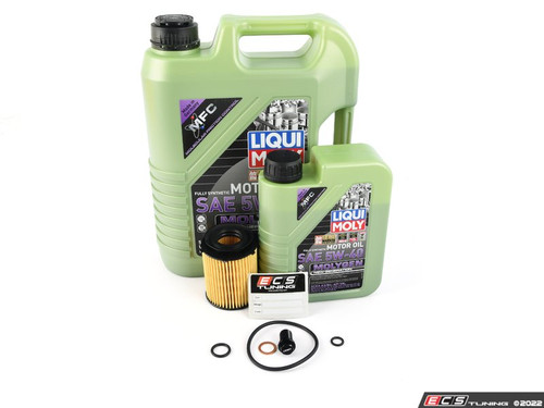 Liqui Moly Molygen Oil Service Kit (5w-40) - With ECS Magnetic Drain Plug - ES4609297