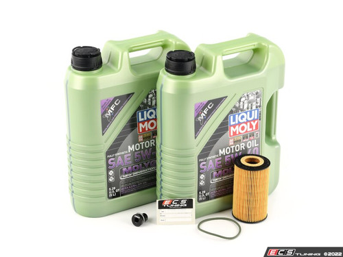 Liqui Moly Molygen Oil Service Kit (5w-40) - With ECS Magnetic Drain Plug - ES4643003