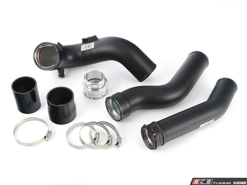 N20 Charge Pipe & Boost Pipe Kit - Powdercoated Black - ES4428256