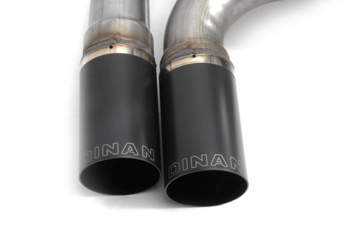Dinan Free Flow Stainless Exhaust with Black Tips for BMW F30 F31 330i F32 F33 F36 430i