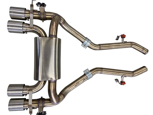Active Autowerke Valved Rear Exhaust w/ 100mm tips - 2021+ G8x M3 / M4 | 11-086