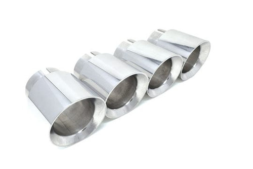 BMS Angle Cut Billet Exhaust Tips (set of 4) - BMW / F90 M5