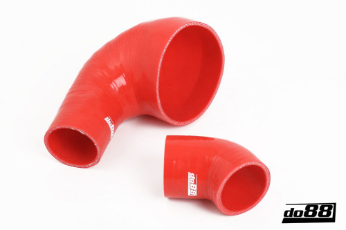 do88 SAAB 900 Turbo T8 Cat 1986-1989 Inlet hoses Red - do88-kit132R