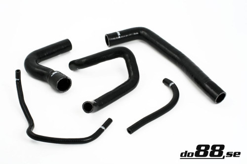 do88 SAAB 9000 Turbo 86-90 Coolant hoses Black - do88-kit32S