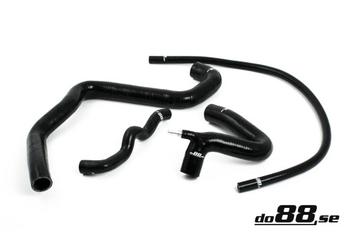 do88 Volvo S40/V40 2.0T/T4 98-04 Coolant hoses Black - do88-kit7S