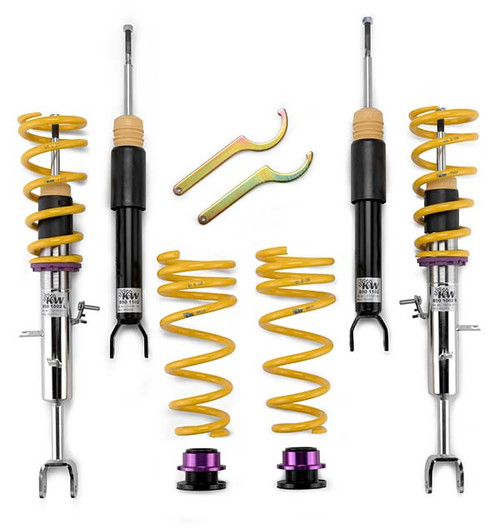 KW Coilover Kit V1 Audi A4, S4 (8K/B8) with electronic dampening controlSedan FWD + Quattro; all engines