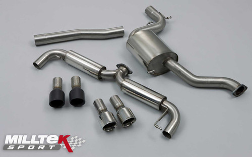 Milltek 3" Race Cat Back Exhaust - Polished Tips - MK6 GTI 2.0T