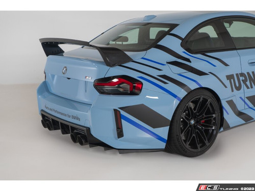 Turner Motorsport Rear Spats - Satin Black - G87 M2 | ES4829938