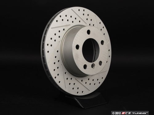 Cross Drilled And Slotted Brake Rotor - Left (300x24) | ES2539475