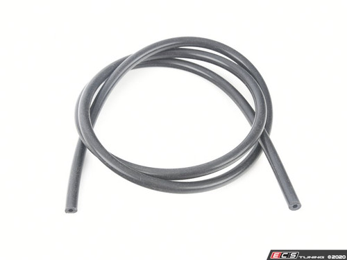12.0" 3.75mm (5/32") ID Black Silicone Vacuum Hose | ES4338188