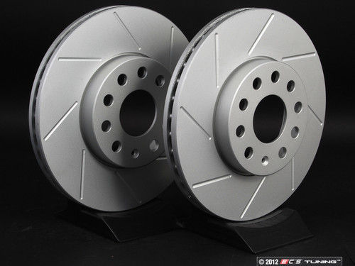 Front Slotted Brake Rotors - Pair (288x25)