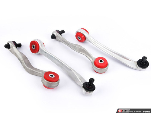 Front Upper Control Arm Set - With ECS Poly. Bushings