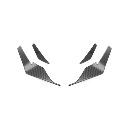 Audi R8 4S Facelift LCI Pre-Preg Carbon Fibre Front Bumper Canards by TRE (2021-2024)