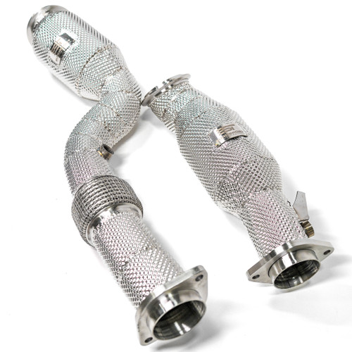 EST High Flow Downpipe w/Heat Shield - BMW G80 M3 / G82 G83 M4 / G87 M2 S58