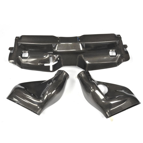 EST Dry Carbon Fiber Air Intake Filter Cover - Mercedes C63 AMG - W204