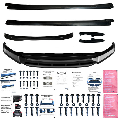 Body Kit Gloss Black - VW VOLKSWAGEN Touareg MK3 Facelift R-Line 2024+