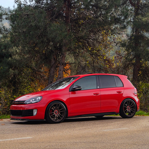 Side Skirts Gloss Black - VW VOLKSWAGEN Golf MK6 GTI / GTD 2008-2012
