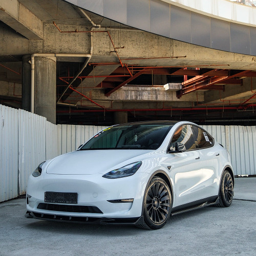 Front Splitter Gloss Black - TESLA Model Y 2020-2025