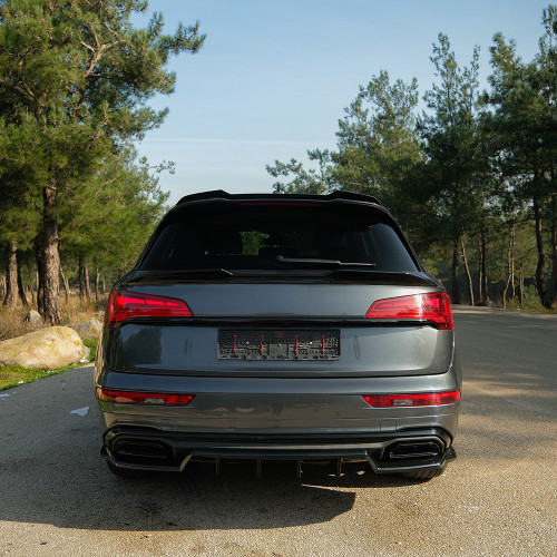 Roof Spoiler Gloss Black - AUDI Q5 S-Line SUV MK2 Facelift 2020-2024